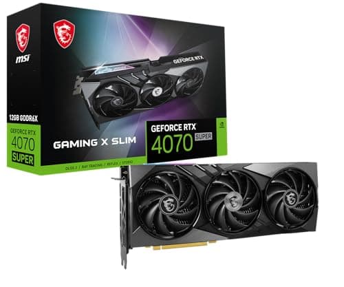 MSI GAMING X SLIM GeForce RTX 4070 SUPER 12GB GDDR6X Black image