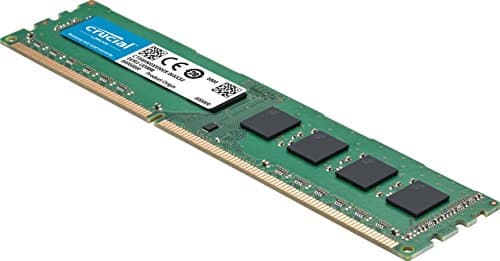 Crucial CT51264BD160BJ Black / Green DDR3-1600 CL11 4GB (1x4GB) image