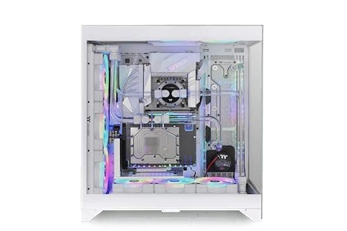 Thermaltake CTE E600 ATX Mid Tower White with Tempered Glass Side Panel and USB 3.2 Gen 2 Type-C USB 3.2 Gen 1 Type-A image
