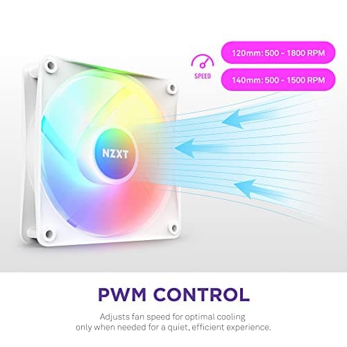 NZXT F120 RGB Core 120mm RGB PWM 78.86 CFM White image