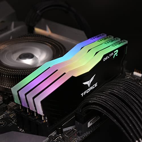 TEAMGROUP T-Force Delta RGB Black DDR4-3200 CL16 32GB (2x16GB) image