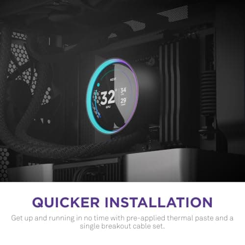 NZXT Kraken Elite 240 (2024) 73.47 CFM Water 240mm Black image