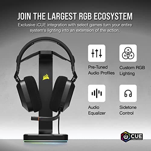 Corsair HS80 RGB 7.1 Channel Closed Gaming Headset image