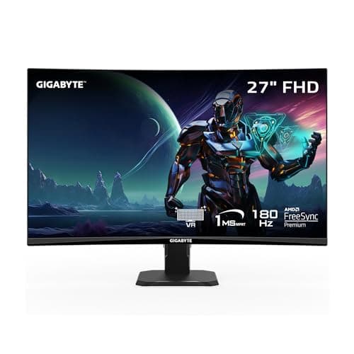 Gigabyte GS27FC 27" 1080p 180Hz VA Curved Monitor image