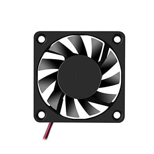 Dorhea Fan 60x60x10 mm DC 12V 6010 Brushless Cooling Fan, Replacement Ball Bearing 60mm Fan for Cooling DIY PC Computer Case Fan - 2 Pin Case Fan (Pack of 4Pcs) image