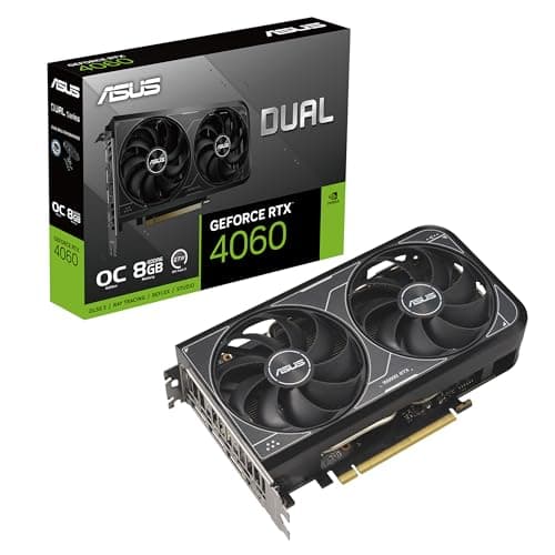 Asus DUAL OC V2 GeForce RTX 4060 8GB GDDR6 Black main image