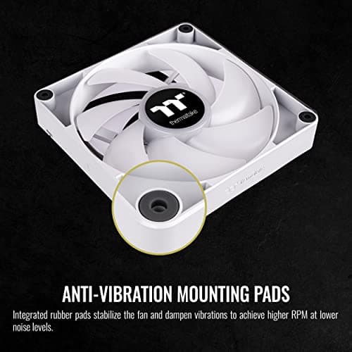 Thermaltake CT140 140mm White ARGB Sync 77.37 CFM PWM 2-Pack image