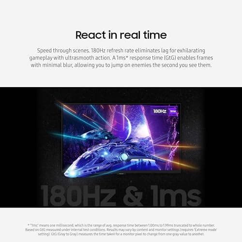 Samsung Odyssey G50D 32" 1440p 180Hz IPS Monitor image