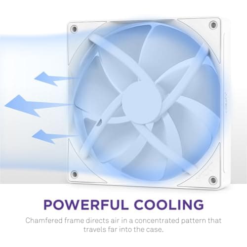 NZXT F120P (2024) 120mm White PWM image
