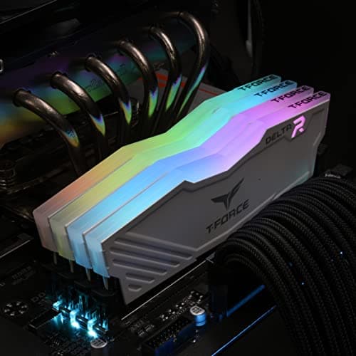 TEAMGROUP T-Force Delta RGB White DDR4-3600 CL18 16GB (2x8GB) WHITE image