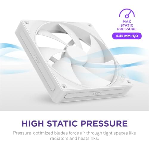 NZXT F120P (2024) 120mm White PWM image
