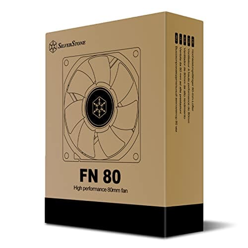Silverstone FN80 80mm Black 27.81 CFM image