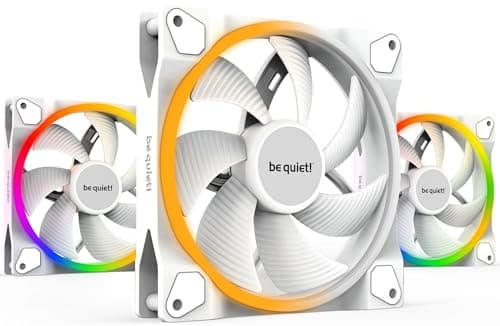 be quiet! Light Wings 140mm White PWM RGB 3-Pack main image