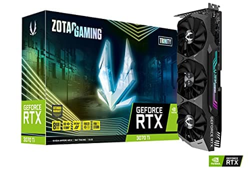 Zotac GAMING Trinity GeForce RTX 3070 Ti 8GB GDDR6X Black / Silver image