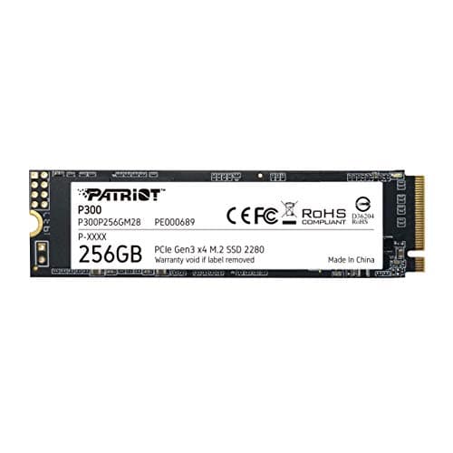 Patriot P300 256GB SSD M.2-2280 PCIe 3.0 X4 NVMe main image