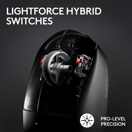 Logitech PRO X Superlight 2 Wireless/Wired Optical White Gaming Mouse image