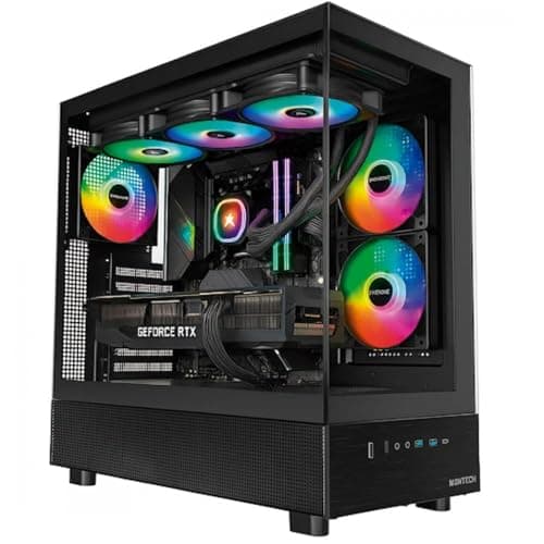 Montech XR ATX Mid Tower Black Tempered Glass main image