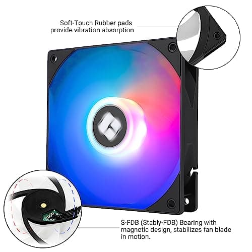 Thermalright TL-C12RB-S V2 120mm Black PWM Addressable RGB 58 CFM image