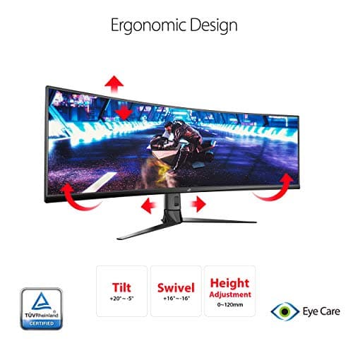 Asus ROG Strix XG49VQ Curved 49" 3840x1080 144Hz VA Monitor image