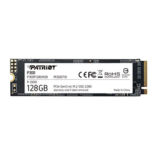 Patriot P300 128GB M.2 SSD PCIe 3.0 NVMe main image