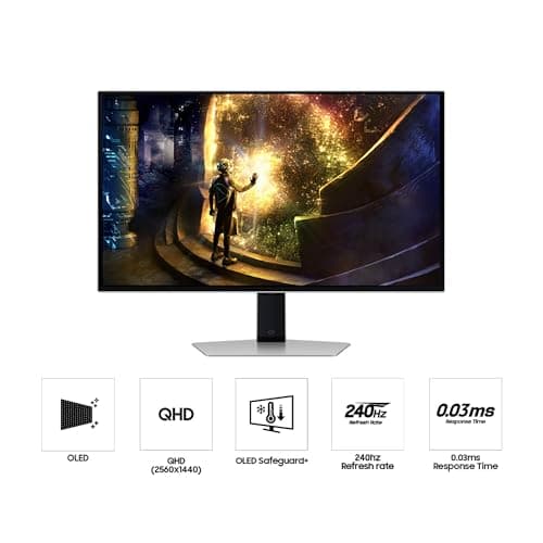 Samsung Odyssey OLED G6 (G61SD) 27" 1440p 240Hz OLED Monitor image