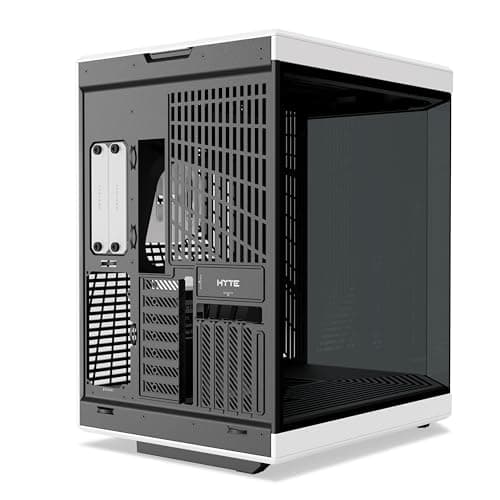 HYTE Y70 ATX Mid Tower White Panda / Black Tempered Glass Side Panel, USB 3.2 Gen 2 Type-C, USB 3.2 Gen 1 Type-A image