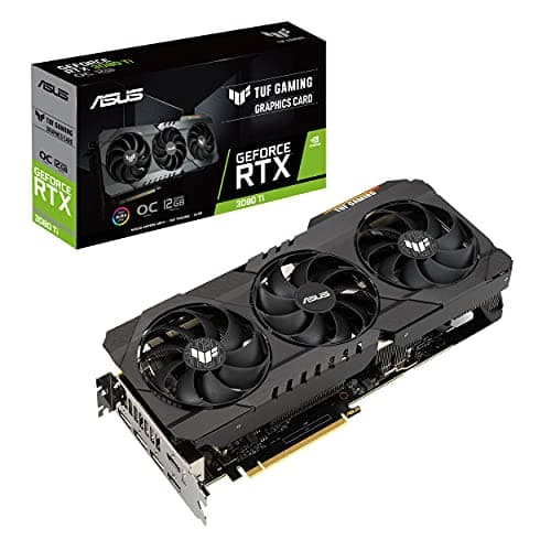 Asus TUF GAMING OC GeForce RTX 3080 Ti 12GB GDDR6X Black image