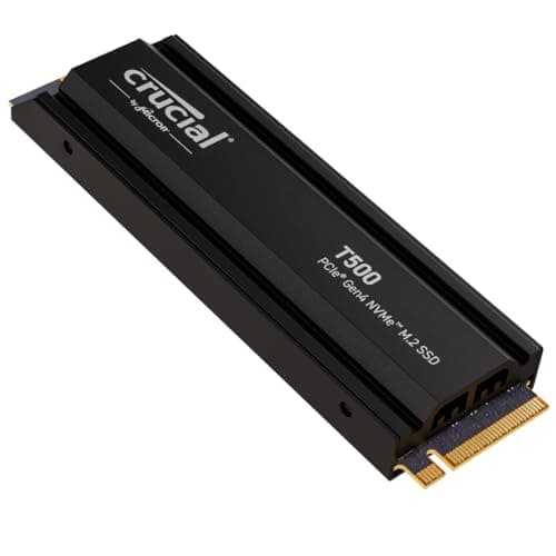 Crucial T500 W/Heatsink 4TB M.2-2280 SSD PCIe 4.0 x4 NVMe main image