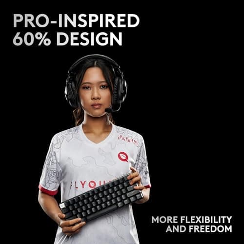 Logitech PRO X 60 RGB Bluetooth/Wireless/Wired Mini Keyboard image