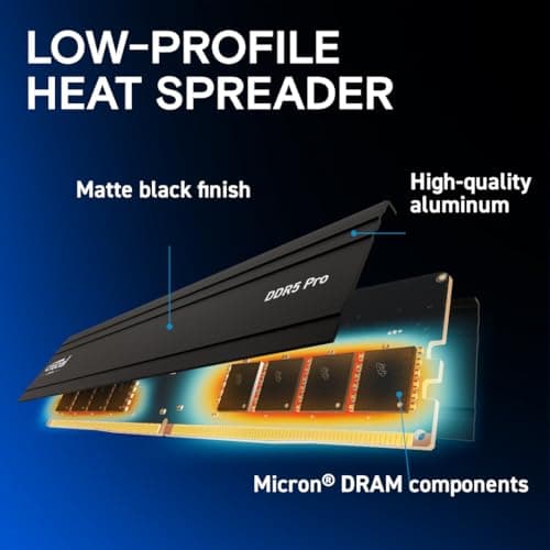 Crucial Pro Black DDR5-5600 CL46 32GB (2x16GB) image