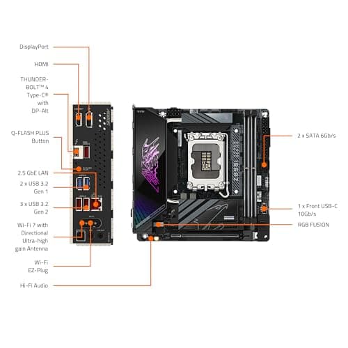 Gigabyte Z890I AORUS ULTRA LGA1851 DDR5 Mini ITX image