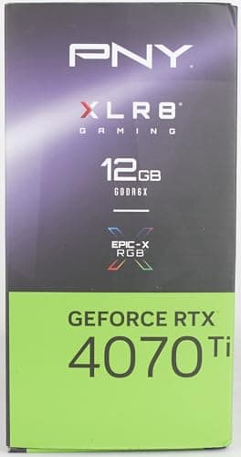PNY XLR8 Gaming VERTO EPIC-X RGB GeForce RTX 4070 Ti 12GB GDDR6X Black image