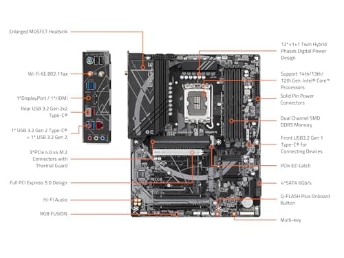 Gigabyte Z790 EAGLE AX DDR5 ATX image