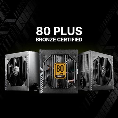 MSI MAG A750BN PCIE5 Black 750W Non-Modular 80+ Bronze Certified image