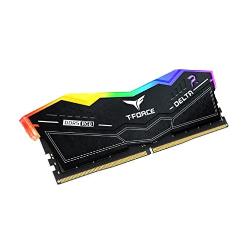 TEAMGROUP T-Force Delta RGB Black / Silver DDR5-7600 CL36 32GB (2x16GB) image