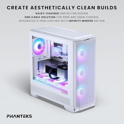 Phanteks M25G2-120 120mm White PWM D-RGB 3-Pack image