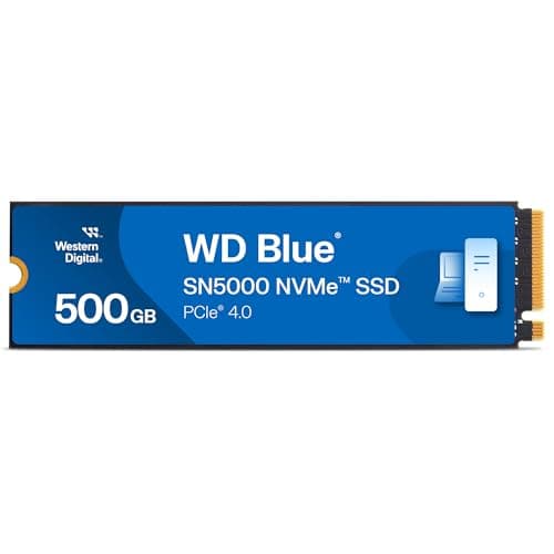 Western Digital WD Blue SN5000 500 GB SSD M.2-2280 PCIe 4.0 X4 NVMe image