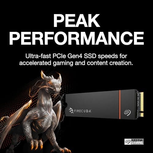 Seagate FireCuda 4TB M.2-2280 SSD PCIe 4.0 NVMe 530R w/Heatsink image