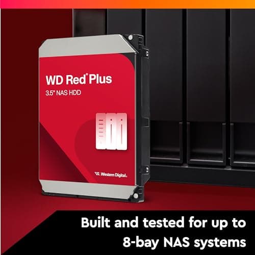 WD Red Plus Internal NAS HDD 3.5" - 8TB image