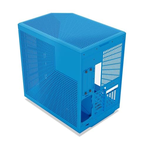 HYTE Y70 ATX Mid Tower Blue Tempered Glass Side Panel image