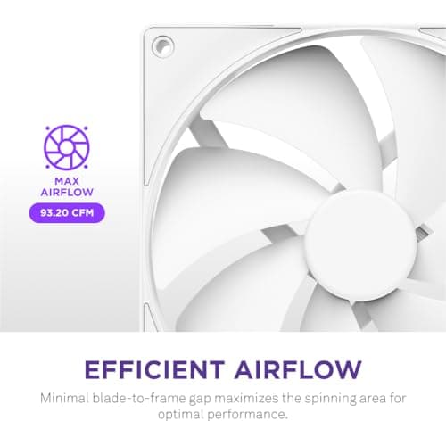 NZXT F120P (2024) 120mm White PWM image