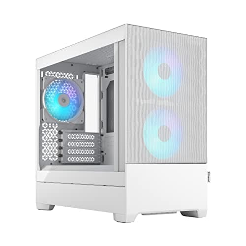 Fractal Design Pop Mini Air Micro ATX Mid Tower White with Tempered Glass Side Panel and USB 3.2 Gen 1 Type-A Front Panel main image
