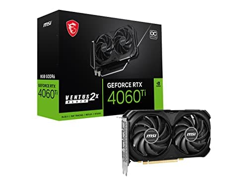 MSI GeForce RTX™ 4060 Ti VENTUS 2X BLACK 8G OC image