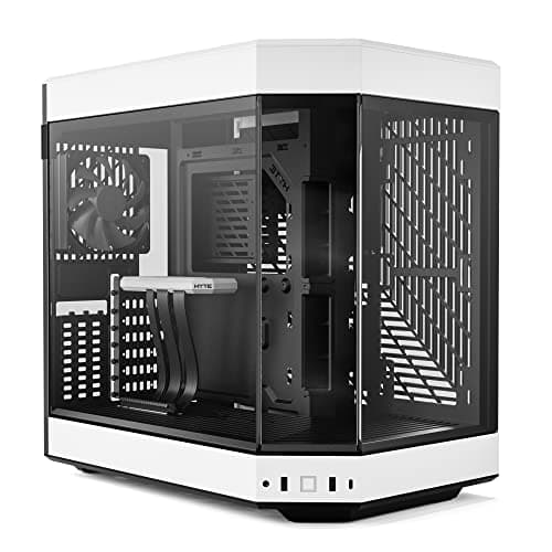 HYTE Y60 ATX Mid Tower White / Black with Tempered Glass Side Panel and USB 3.2 Gen 2 Type-C, USB 3.2 Gen 1 Type-A image