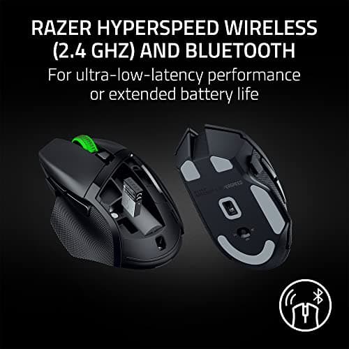 Razer Basilisk V3 X Hyperspeed Bluetooth Wireless Wired Optical Gaming Mouse image