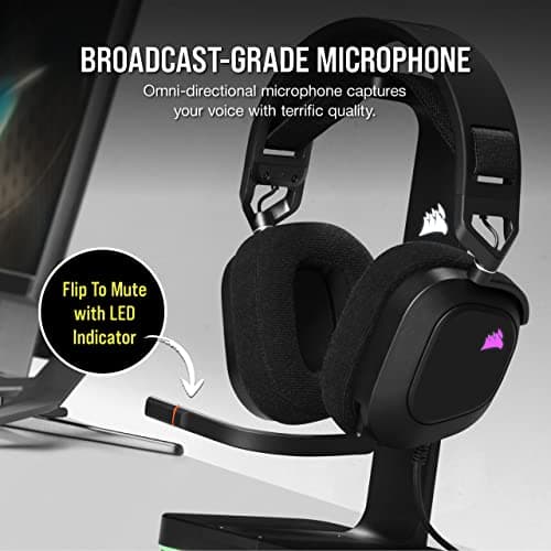 Corsair HS80 RGB 7.1 Channel Closed Gaming Headset image