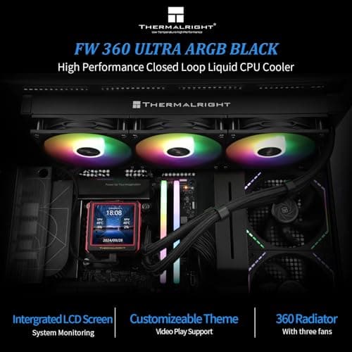 Thermalright Frozen Warframe ULTRA Water 360mm Black image