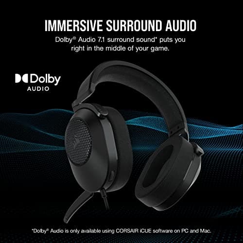 Corsair HS65 SURROUND 7.1 Channel Closed Gaming Headset image