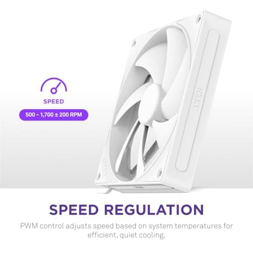 NZXT F120P (2024) 120mm White PWM image