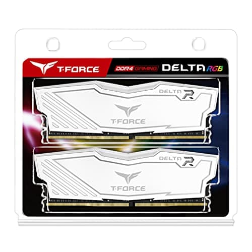 TEAMGROUP T-Force Delta RGB White DDR4-3600 CL18 16GB (2x8GB) WHITE image